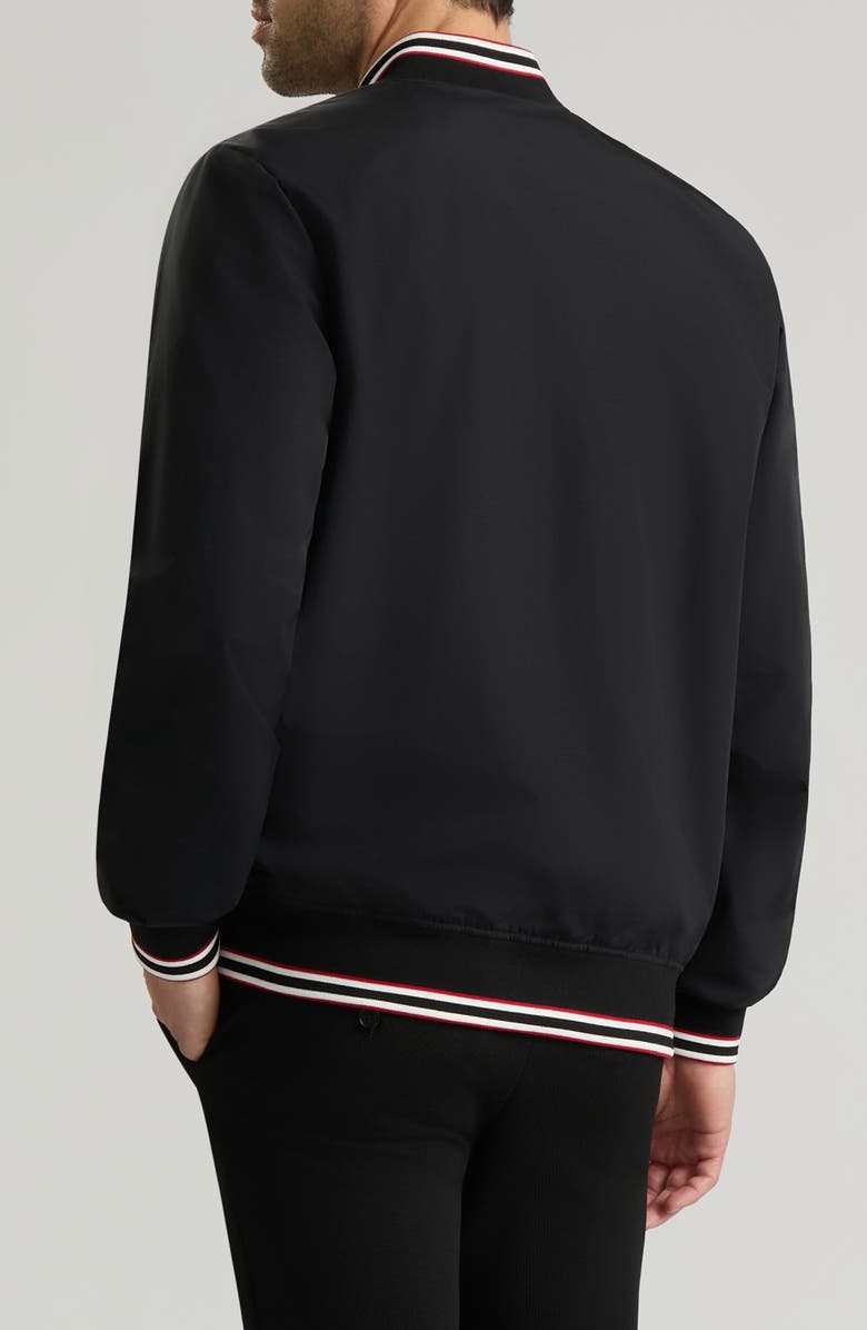 Hunter Gaston Water Repellent Bomber Jacket, Alternate, color, Black