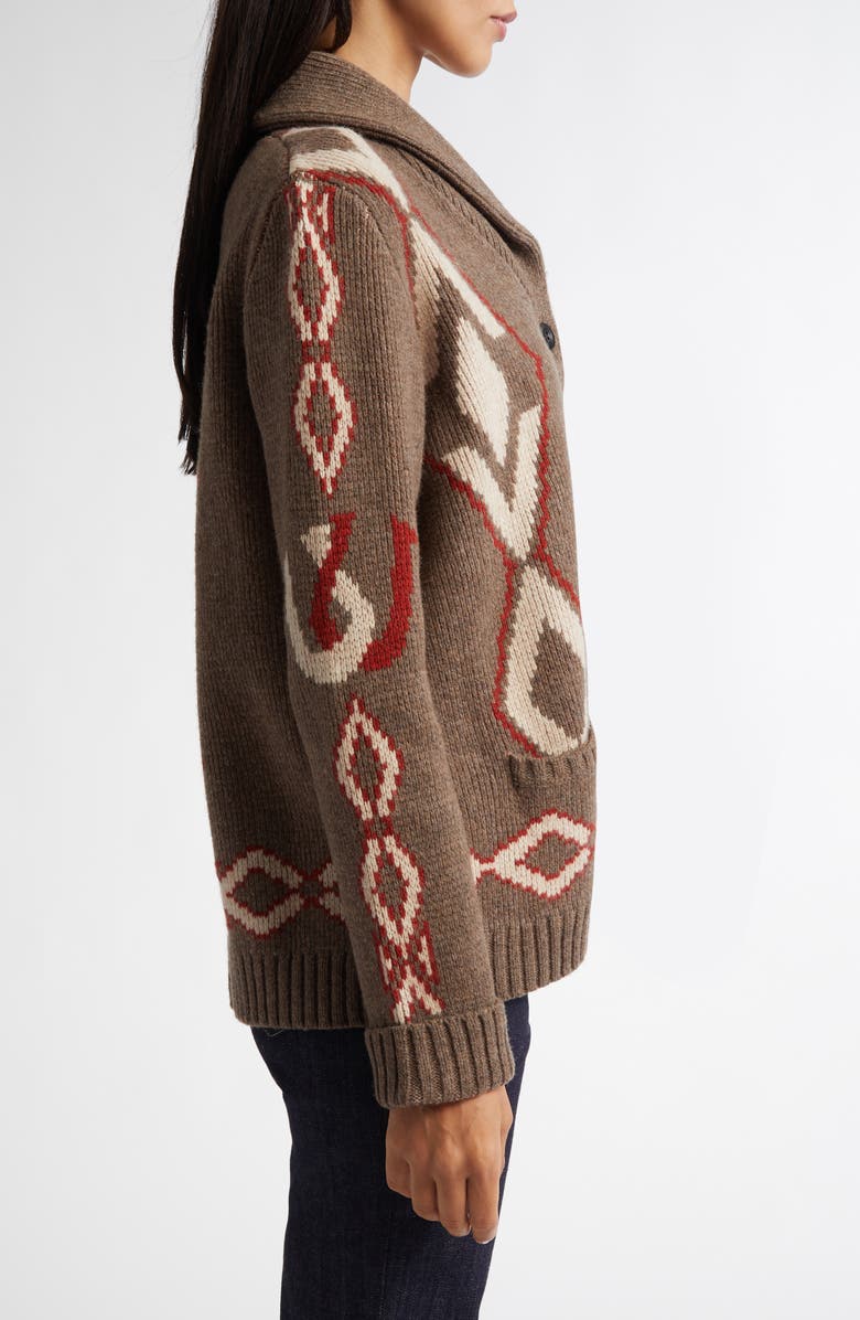 Pendleton Heritage Lambswool Cardigan, Alternate, color, 