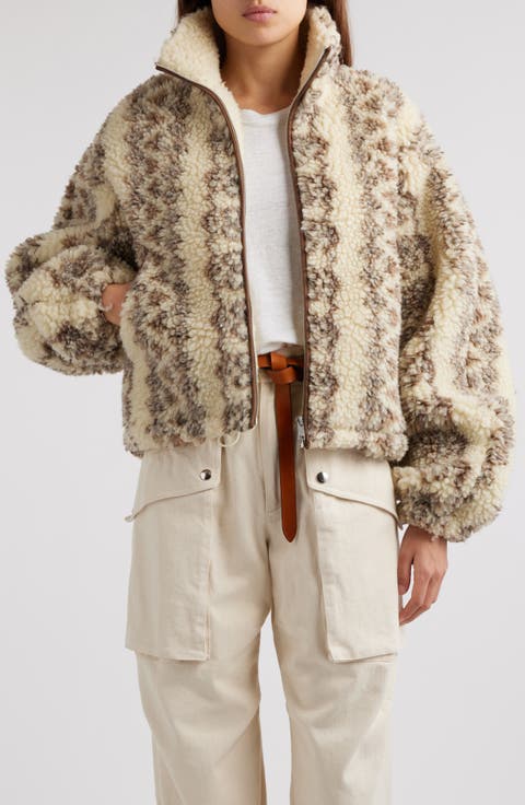 Mackensy Faux Shearling Bomber Jacket