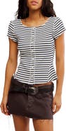 Free People Most Wanted Stripe Rib Cardigan