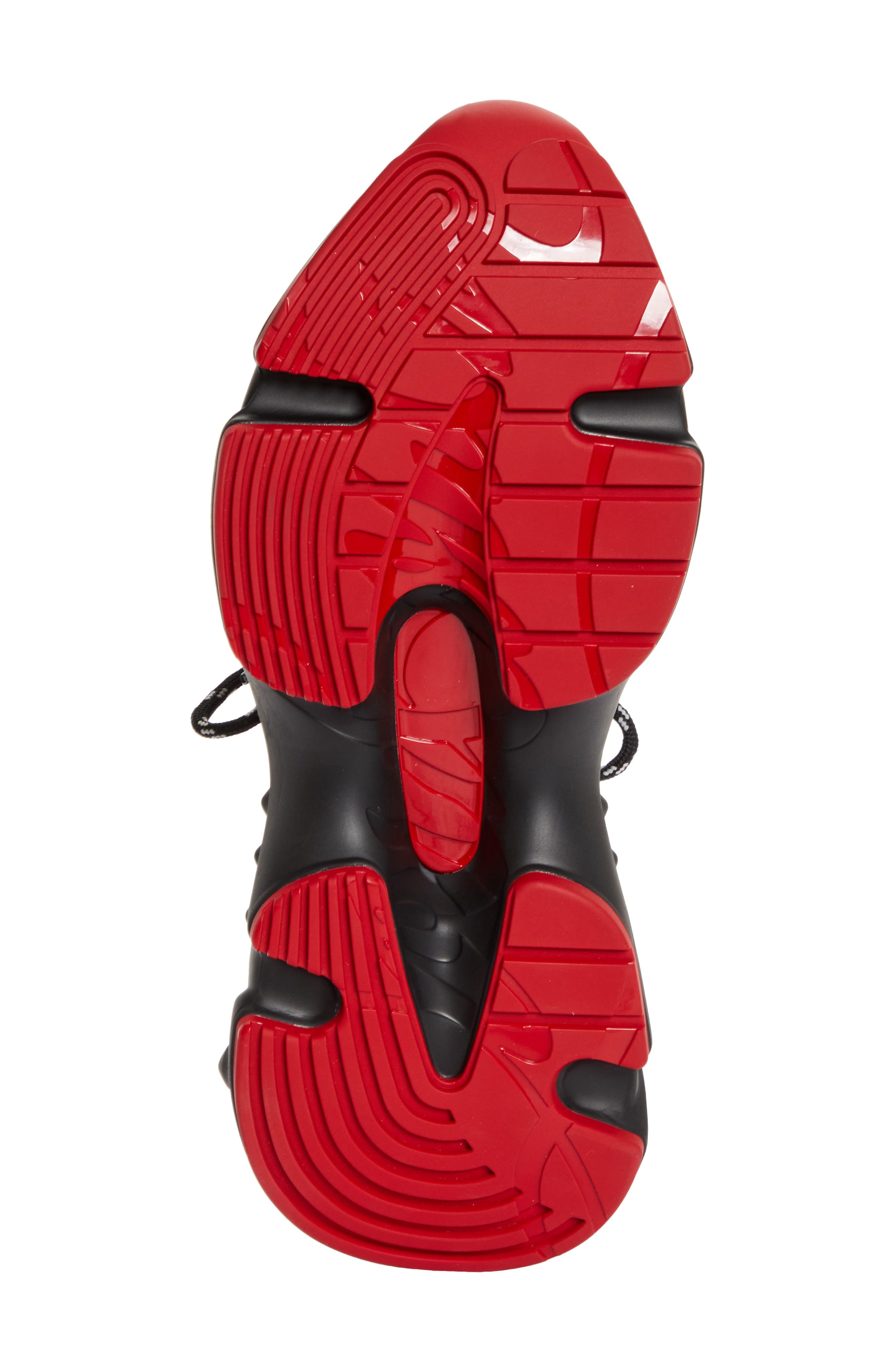 Christian Louboutin Trail 'n' Run Spike Sneaker, Alternate, color, Black