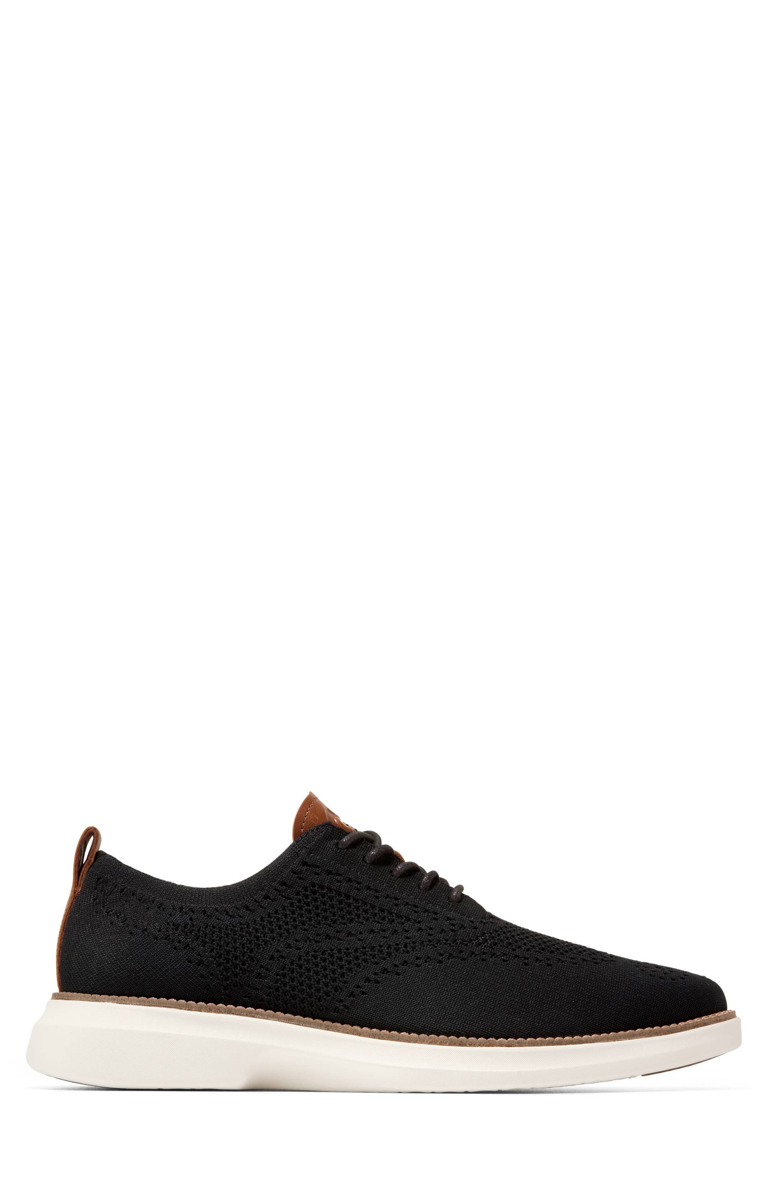 Cole Haan Grand Shadowlite Stitchlite Derby, Alternate, color, Black / British Tan / Ivory
