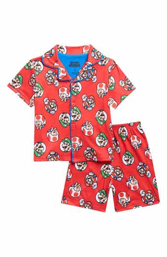 AME Kids' Super Mario Two-Piece Coat Pajamas