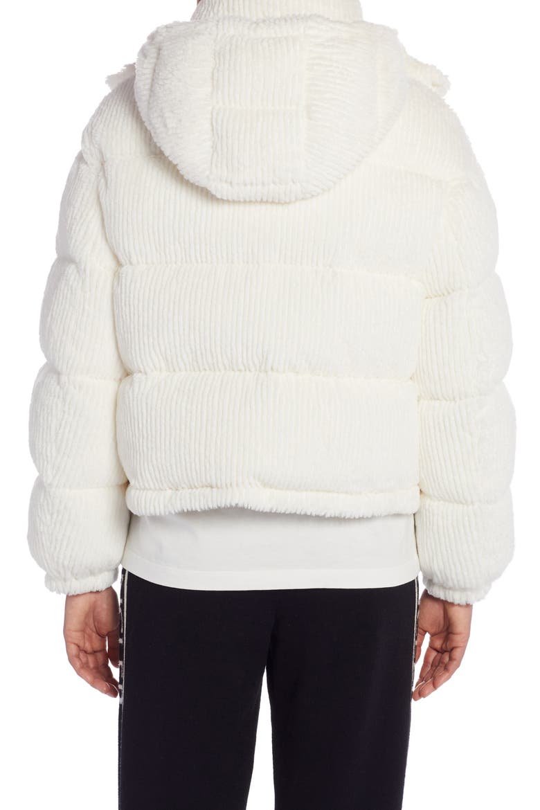 Daos Quilted Corduroy Down Jacket, Alternate, color, WHITE