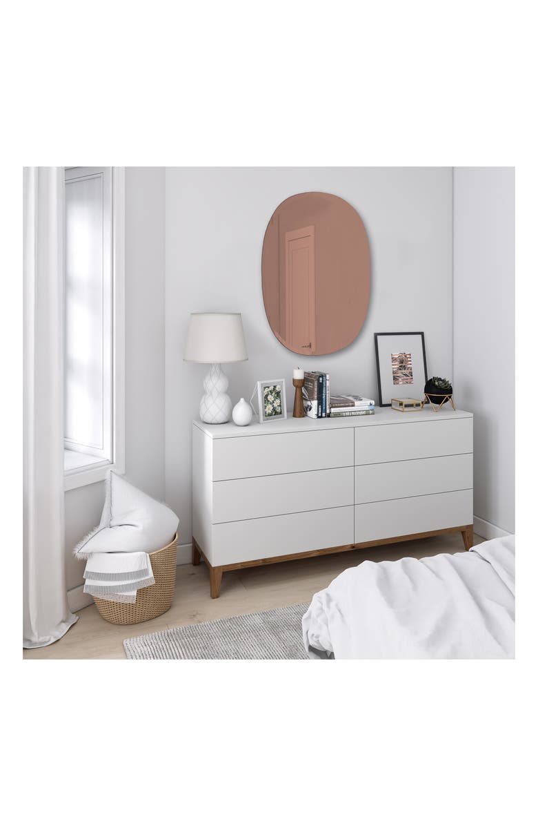 Umbra Hub Bevy Tinted Oval Mirror, Alternate, color, 
