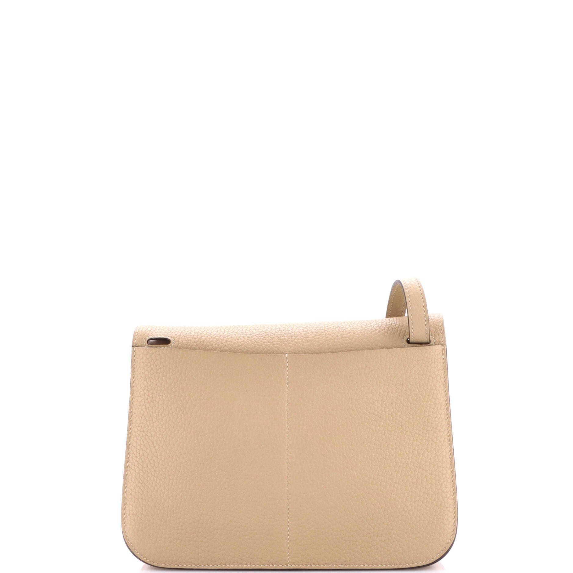 Pre-Owned Hermes Halzan Bag Verso Clemence 25, Alternate, color, Trench