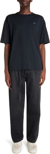 ★人気★【Acne Studios】FACE PATCH T-SHIRT Acne Studios Nash Face Patch Oversize T-Shirt | Nordstrom