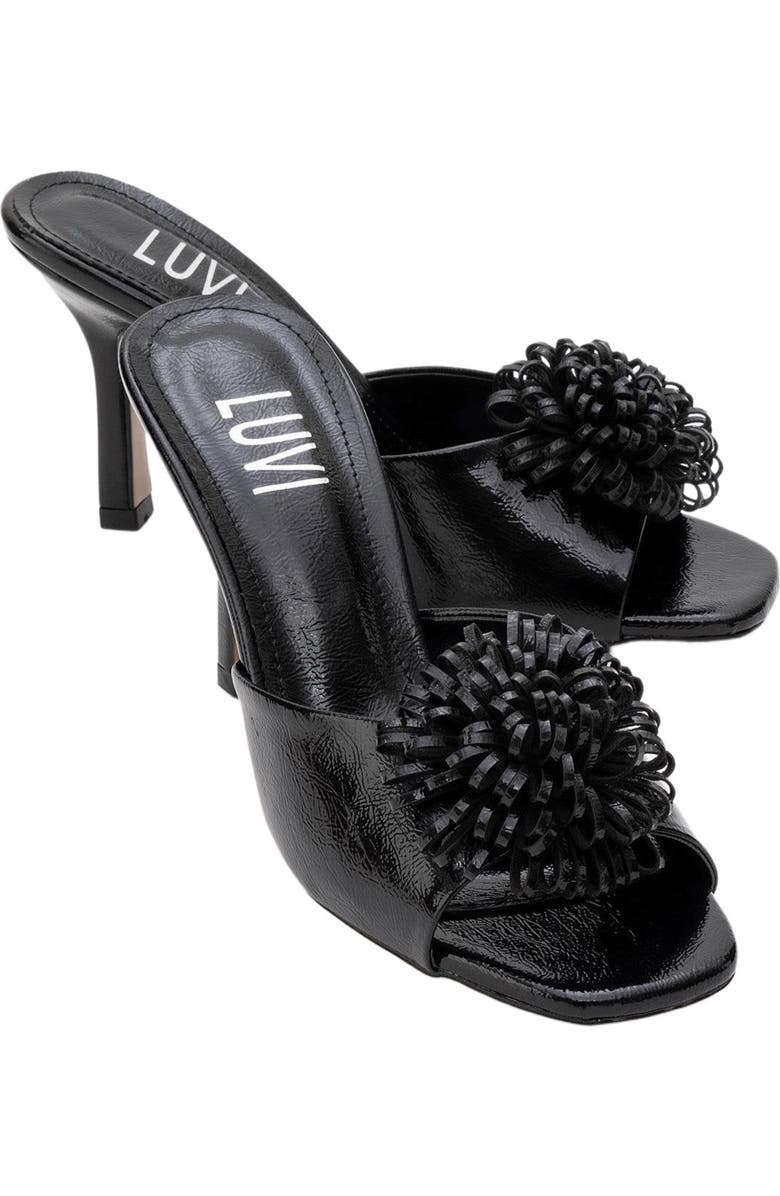 Prologue Shoes Shana Floral Stiletto Heel Mule, Alternate, color,