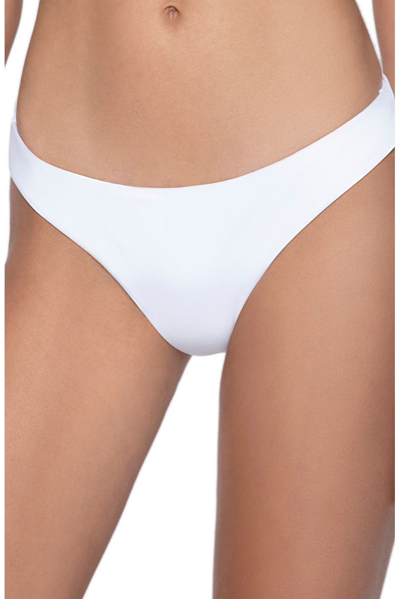 Ruched Bikini Bottoms, Main, color, WATER LILY