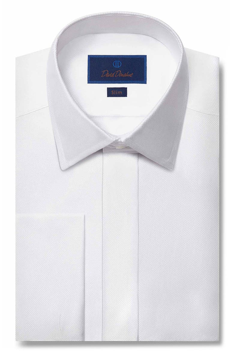 Slim Fit Formal Cotton Dress Shirt, Main, color, WHITE