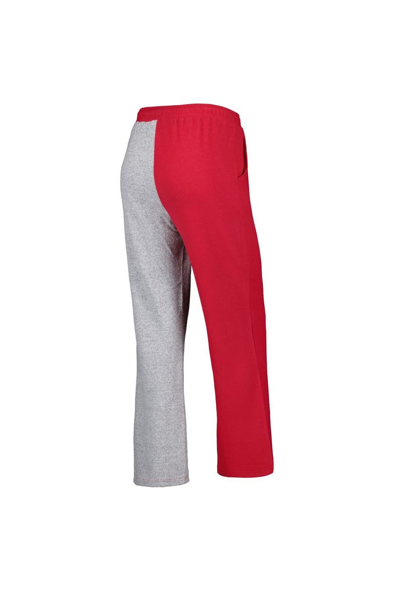 Women's ZooZatz Crimson/Gray Oklahoma Sooners Colorblock Cozy Tri-Blend Lounge Pants, Alternate, color, Crimson