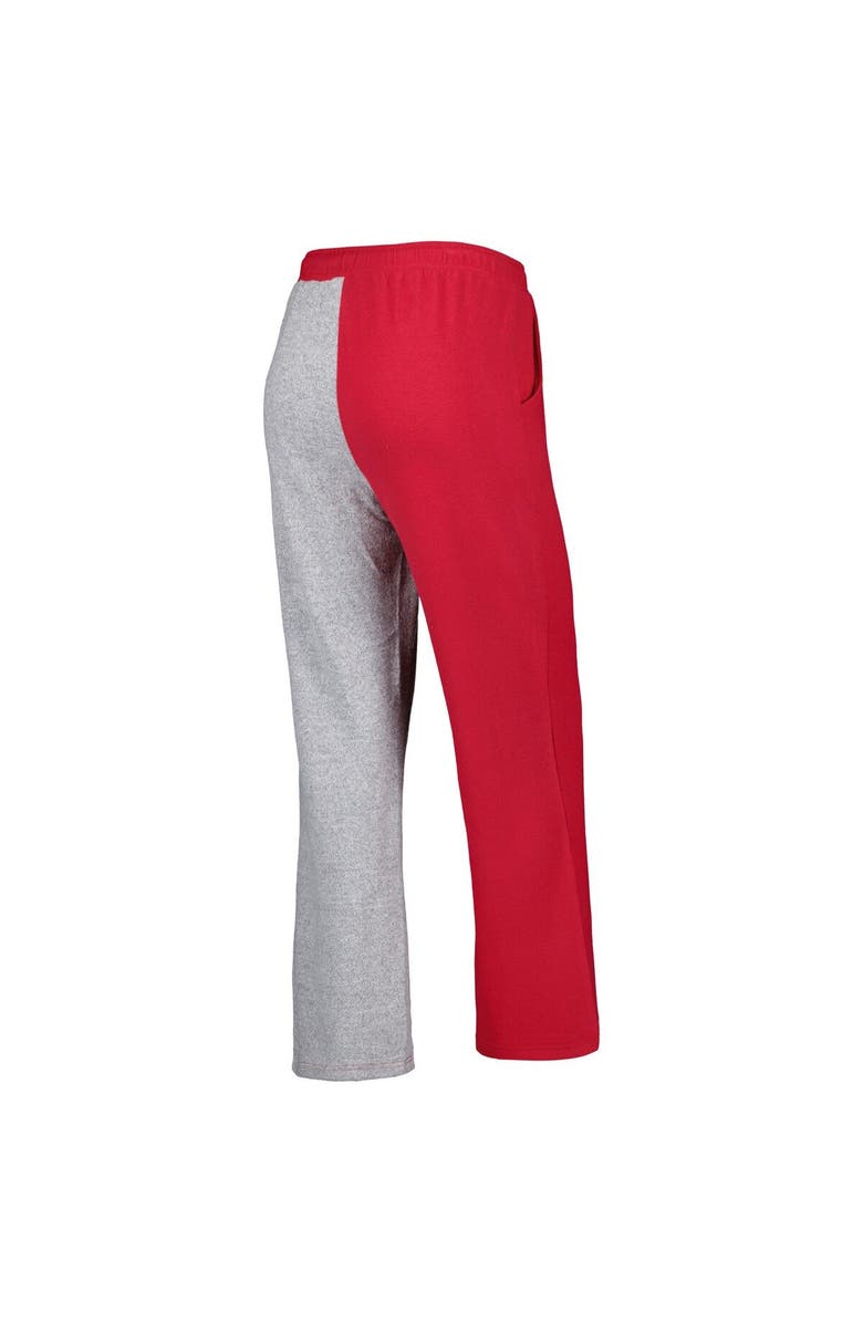 ZOOZATZ Women's ZooZatz Crimson/Gray Oklahoma Sooners Colorblock Cozy Tri-Blend Lounge Pants, Alternate, color, Crimson