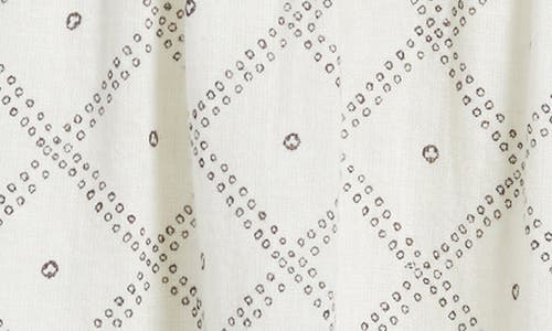 Rails Cindy Geo Print Sleeveless Linen Blend Tiered Minidress In Ivory Zanzibar