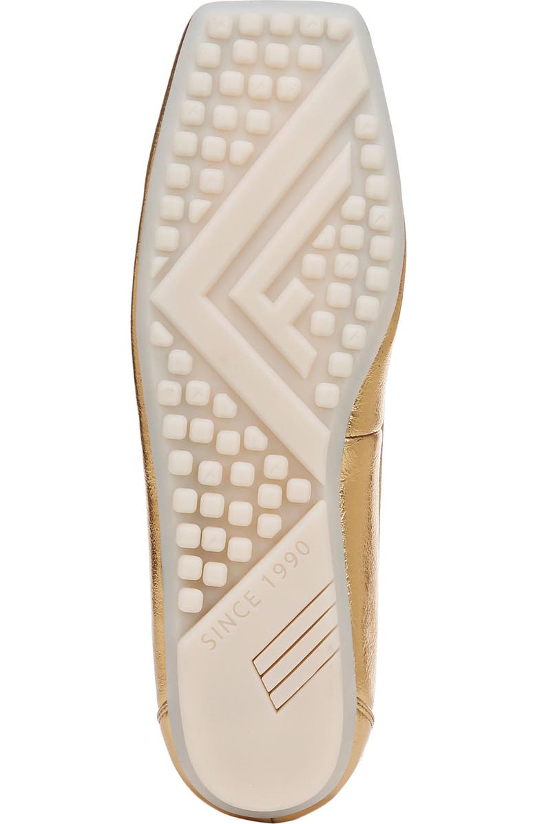 Franco Sarto Imara Square Toe Ballet Flat, Alternate, color, Gold