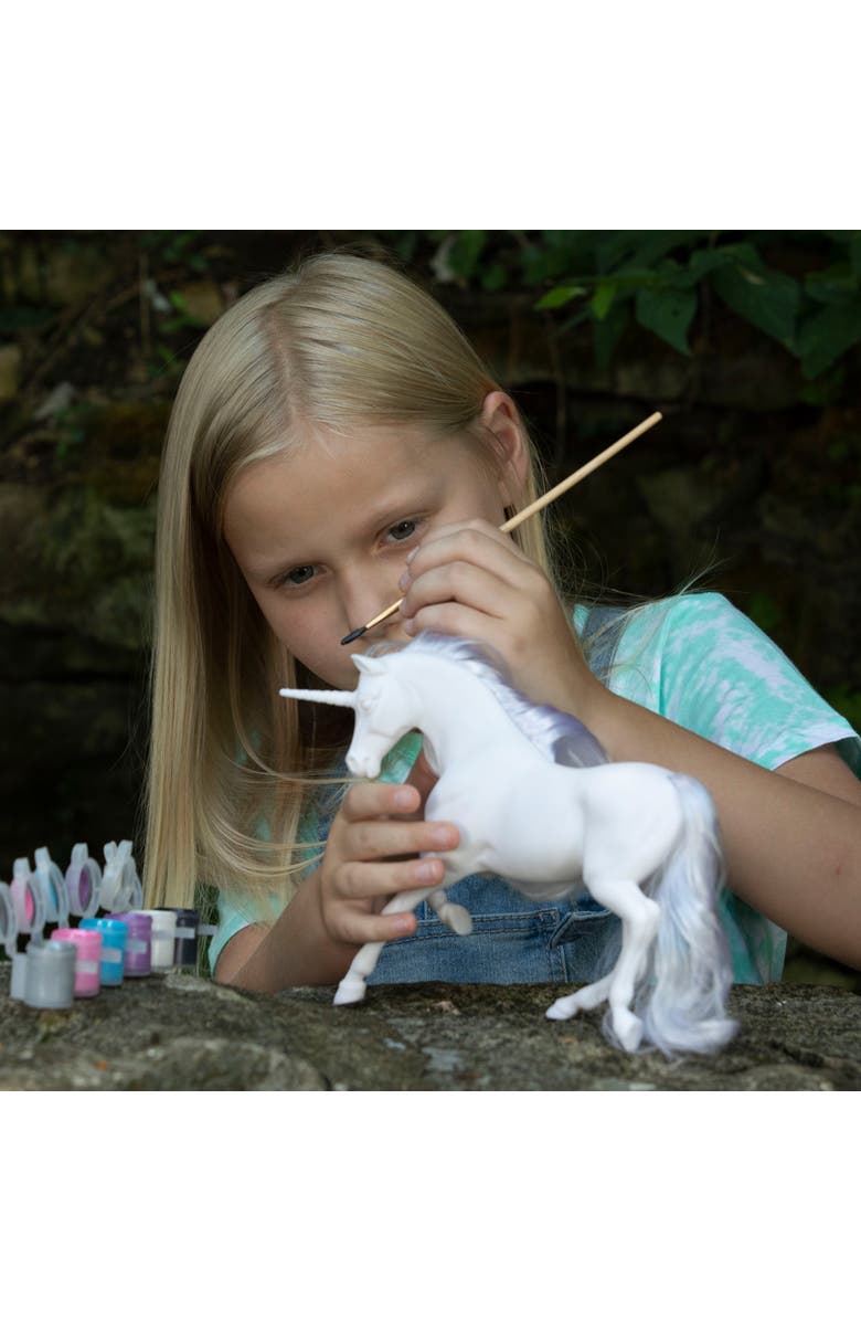 Breyer Freedom Series 112 Scale Paint & Play Unicorn, Alternate, color, Multicolored