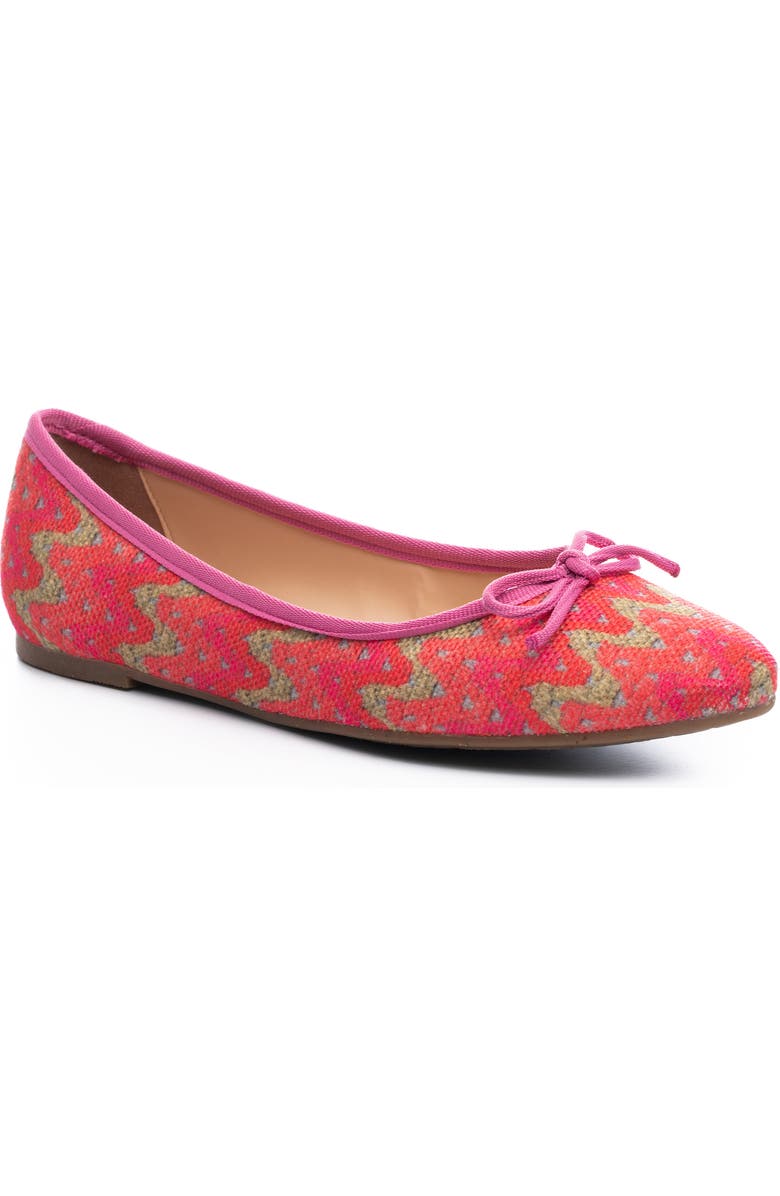 ALI MACGRAW Cheery Houndstooth Flat, Main, color,