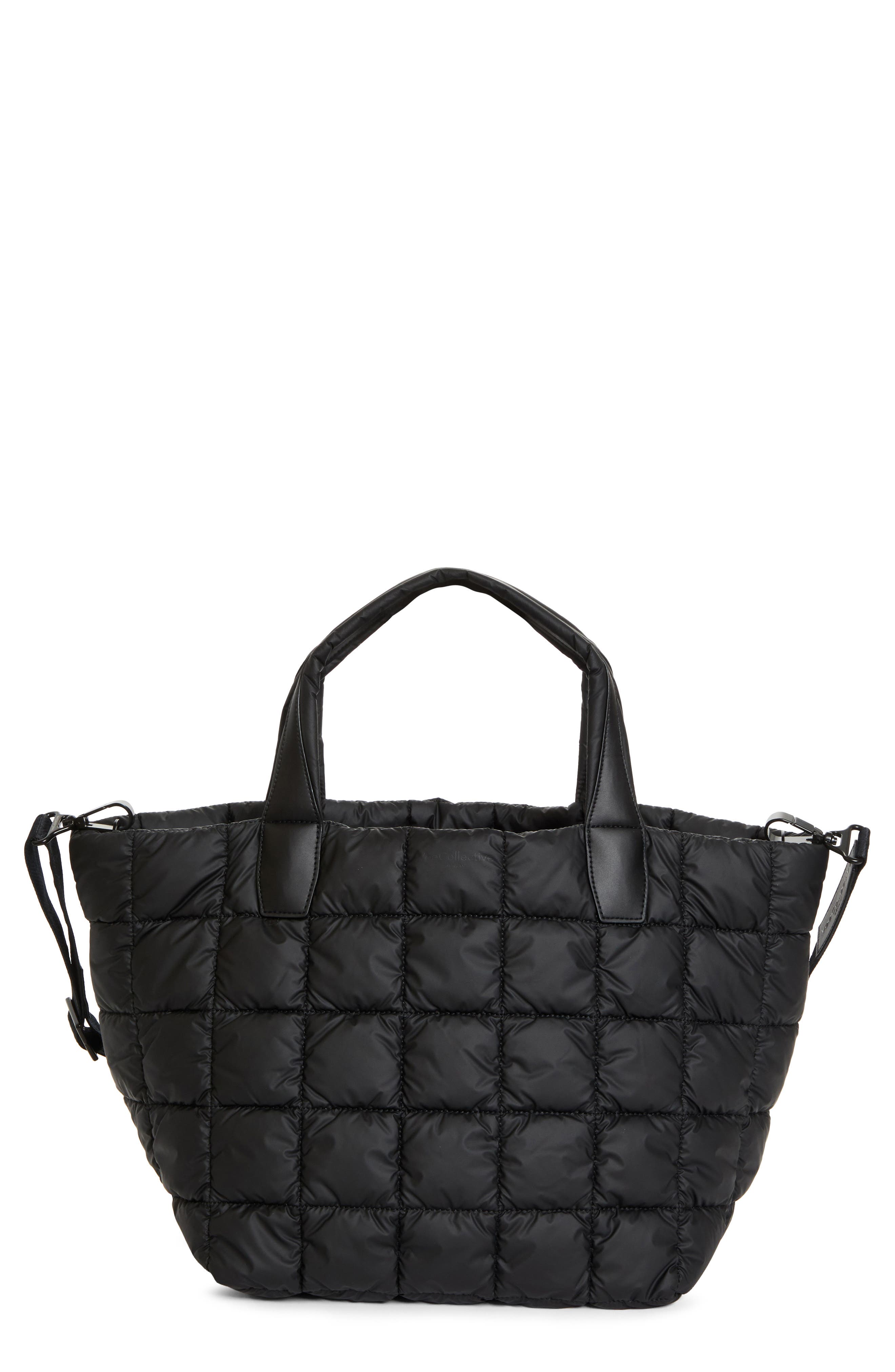 VeeCollective Medium Porter Water Repellent Quilted Tote, Main, color, 
