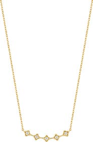 Bony Levy Mykonos 18K Yellow Gold Diamond Bar Pendant Necklace