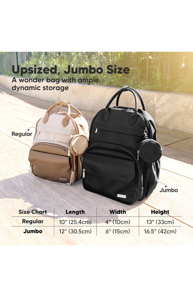 KeaBabies Play Diaper Bag, Alternate, color, Trendy Black