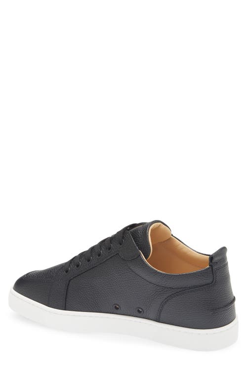 Christian Louboutin Rantulow Leather-trimmed Mesh Sneakers In Black