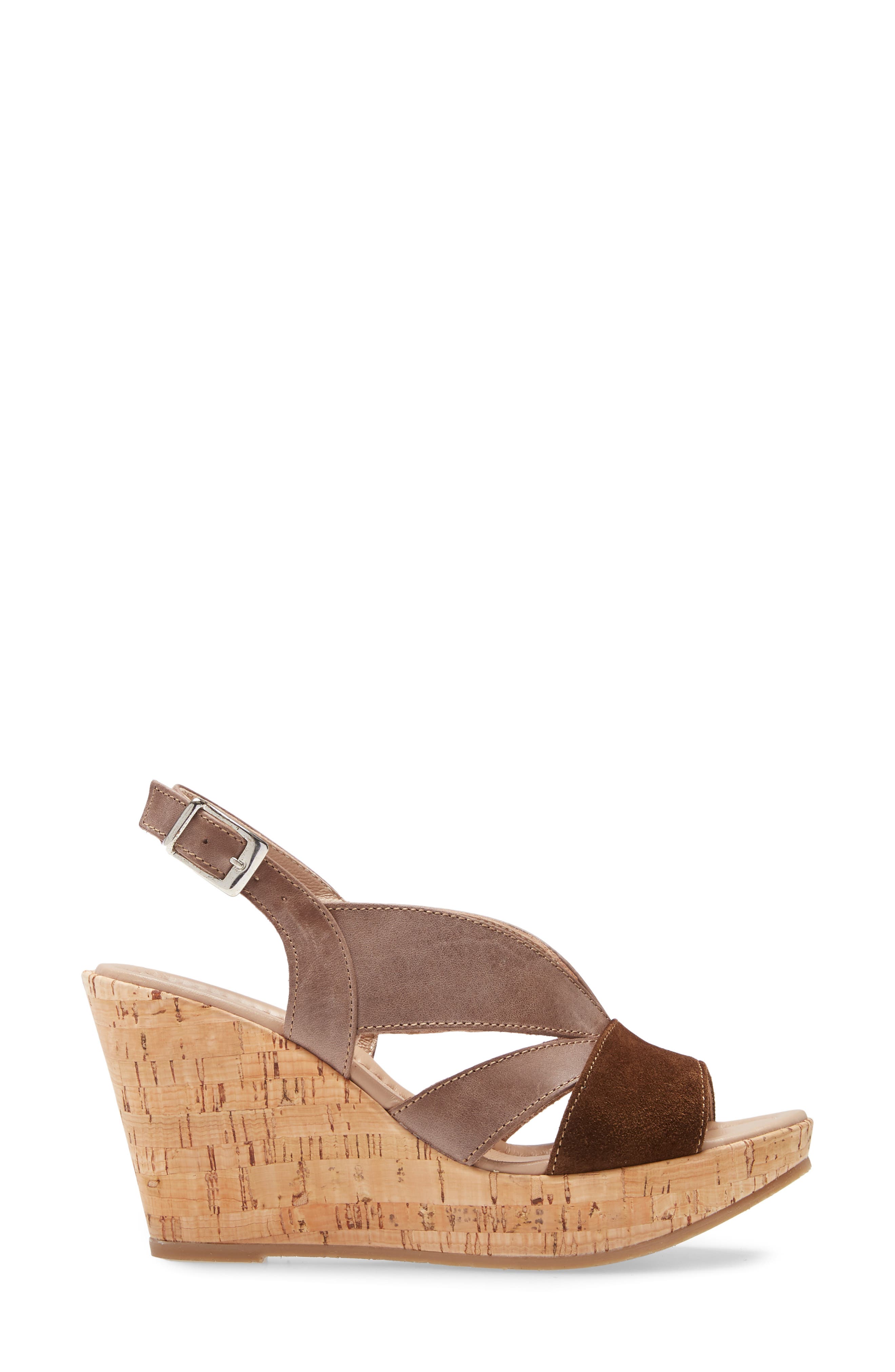Cordani Randie Platform Wedge Slingback Sandal, Alternate, color, 