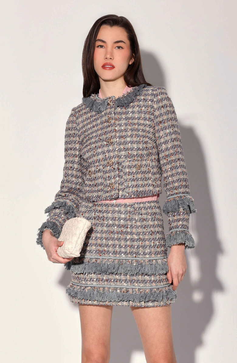 Walter Baker Michelle Jacket, Alternate, color, Palace Tweed