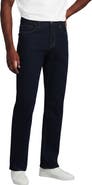 Lands' End Stretch Comfort Waist Classic Straight Fit Forever Blue Jean