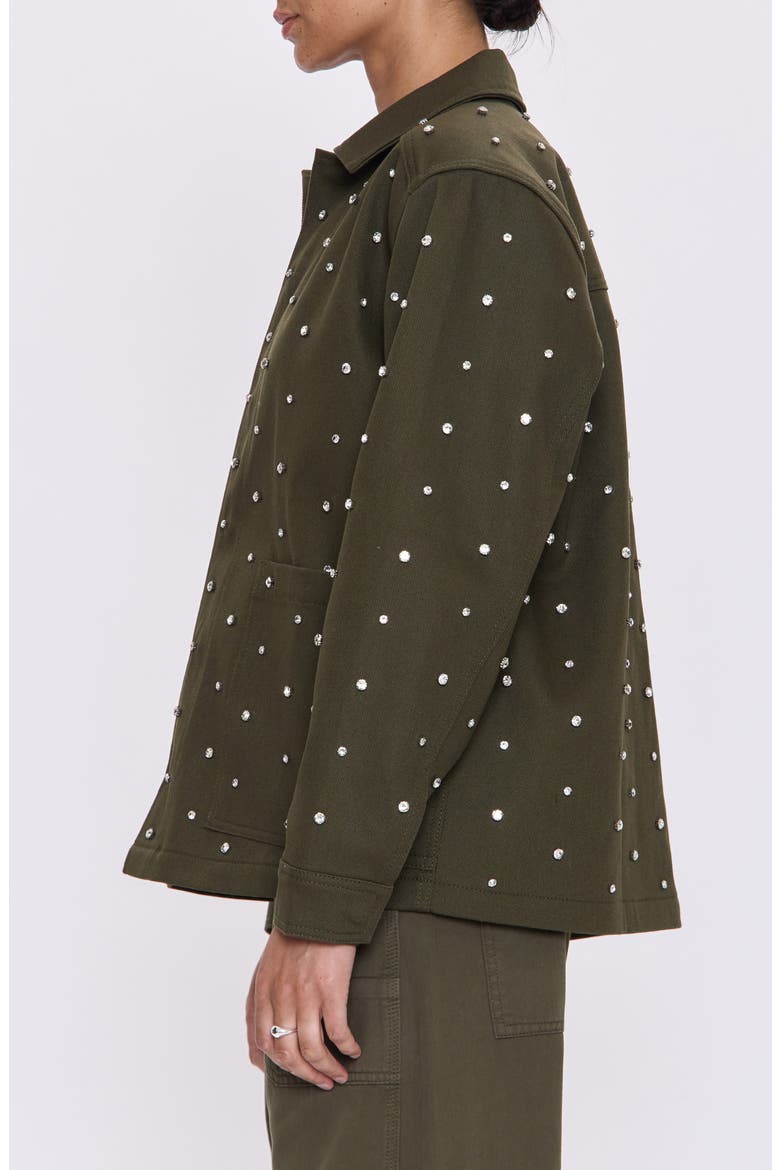 Cosette Embellished Utility Jacket, Alternate, color, SYCAMORE