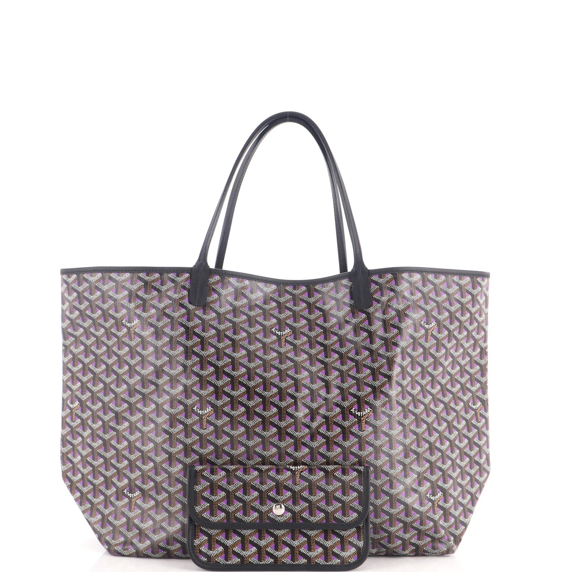 Saint Louis Tote Claire Voie Coated Canvas GM, Alternate, color, Purple