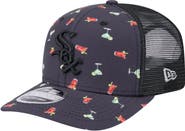 New Era Men's New Era Navy Chicago White Sox Adventure Drinks Pattern 9SEVENTY Stretch-Snap Hat