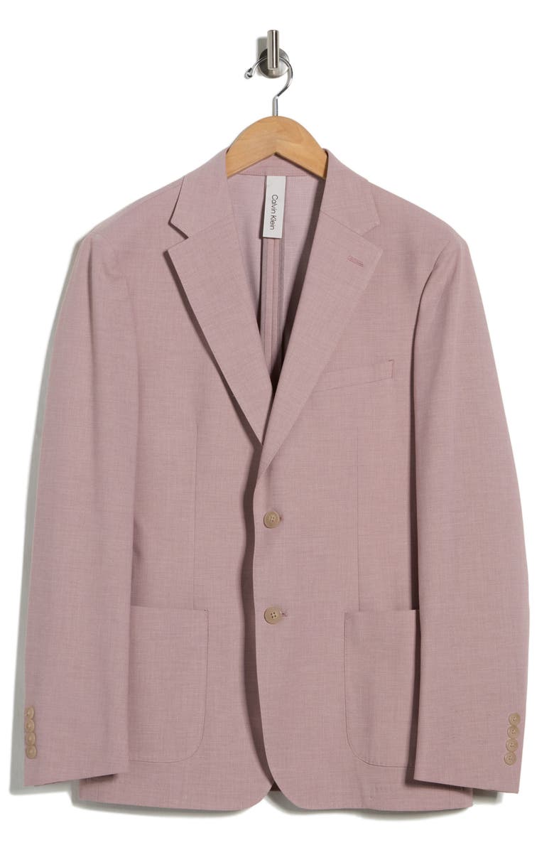 Calvin Klein Pink Suit Jacket, Main, color, Pink