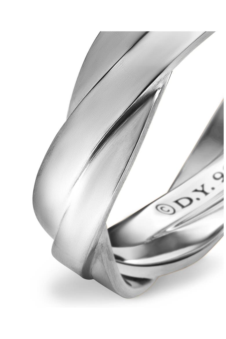 Helios™ Twisted Sterling Silver Band Ring in Sterling Silver, Alternate, color, SILVER