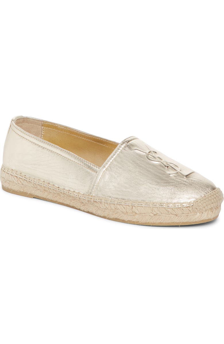 Saint Laurent Logo Espadrille, Main, color,