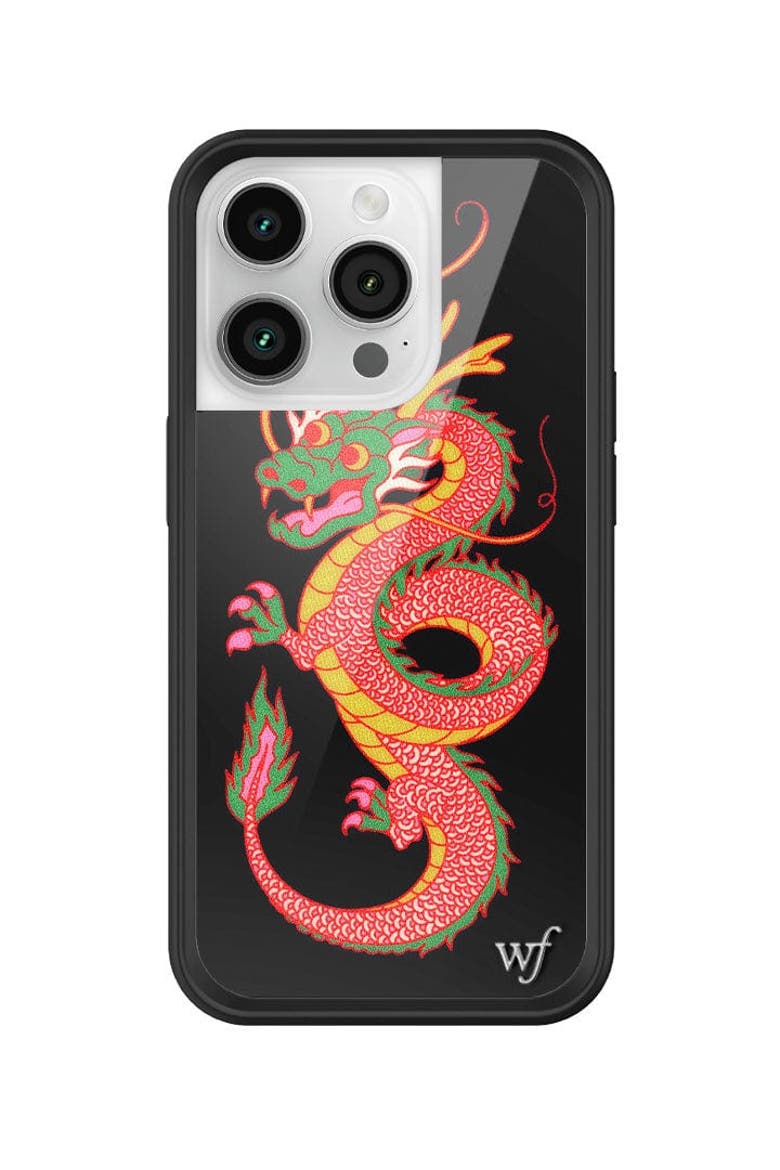 Year of the Dragon iPhone Case, Alternate, color, Black