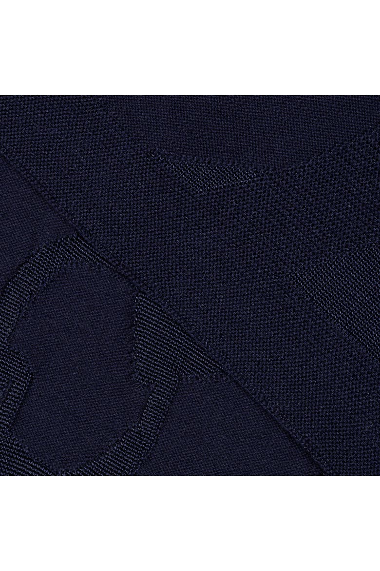 Matte Shine Belting Ruana, Alternate, color, Refined Navy