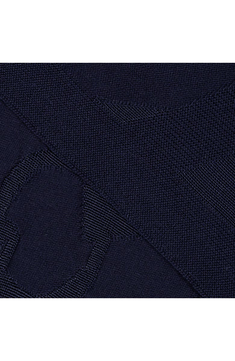 Lauren Ralph Lauren Matte Shine Belting Ruana, Alternate, color, Refined Navy