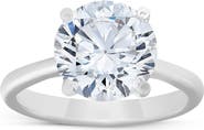 Bliss Diamond 4ct Solitaire Moissanite Engagement Ring 14k Gold 10MM
