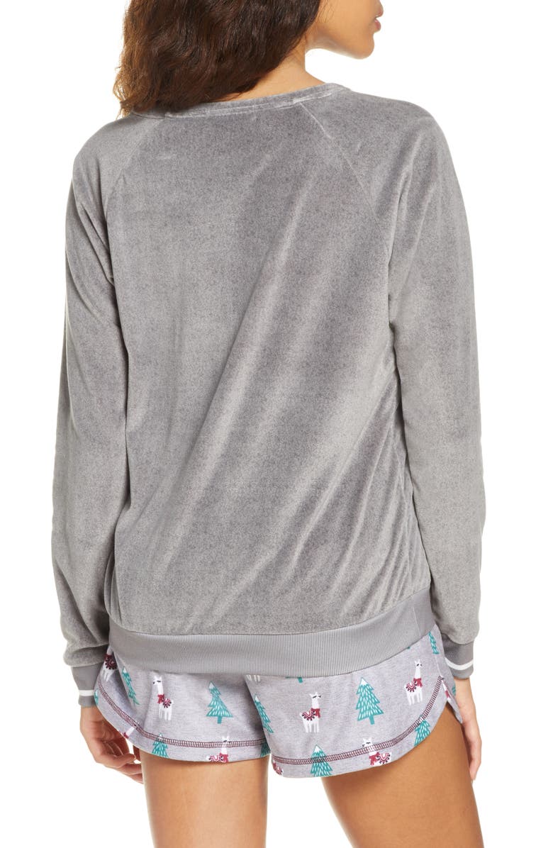 PJ Salvage Oh My Velour Top, Alternate, color, 