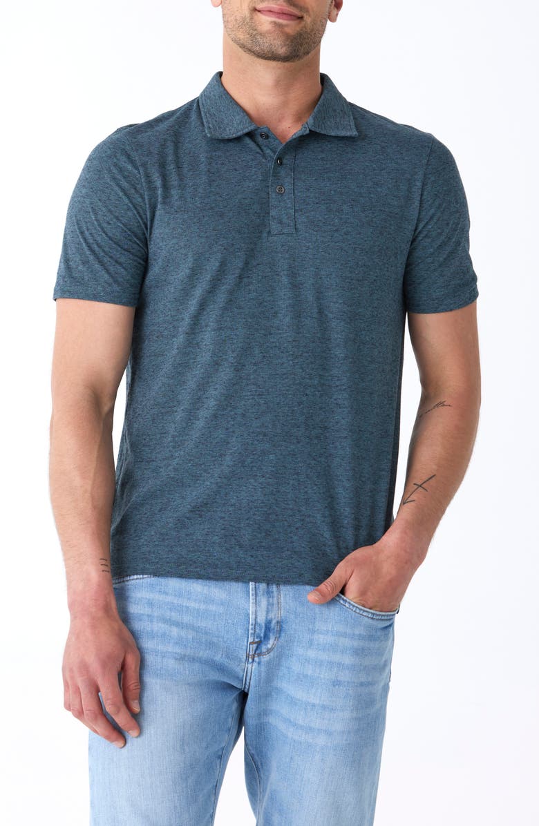 Threads 4 Thought Flecked Slub Polo, Main, color,