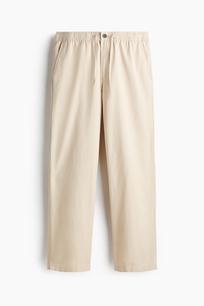 Relaxed Fit Trousers, Alternate, color, Beige