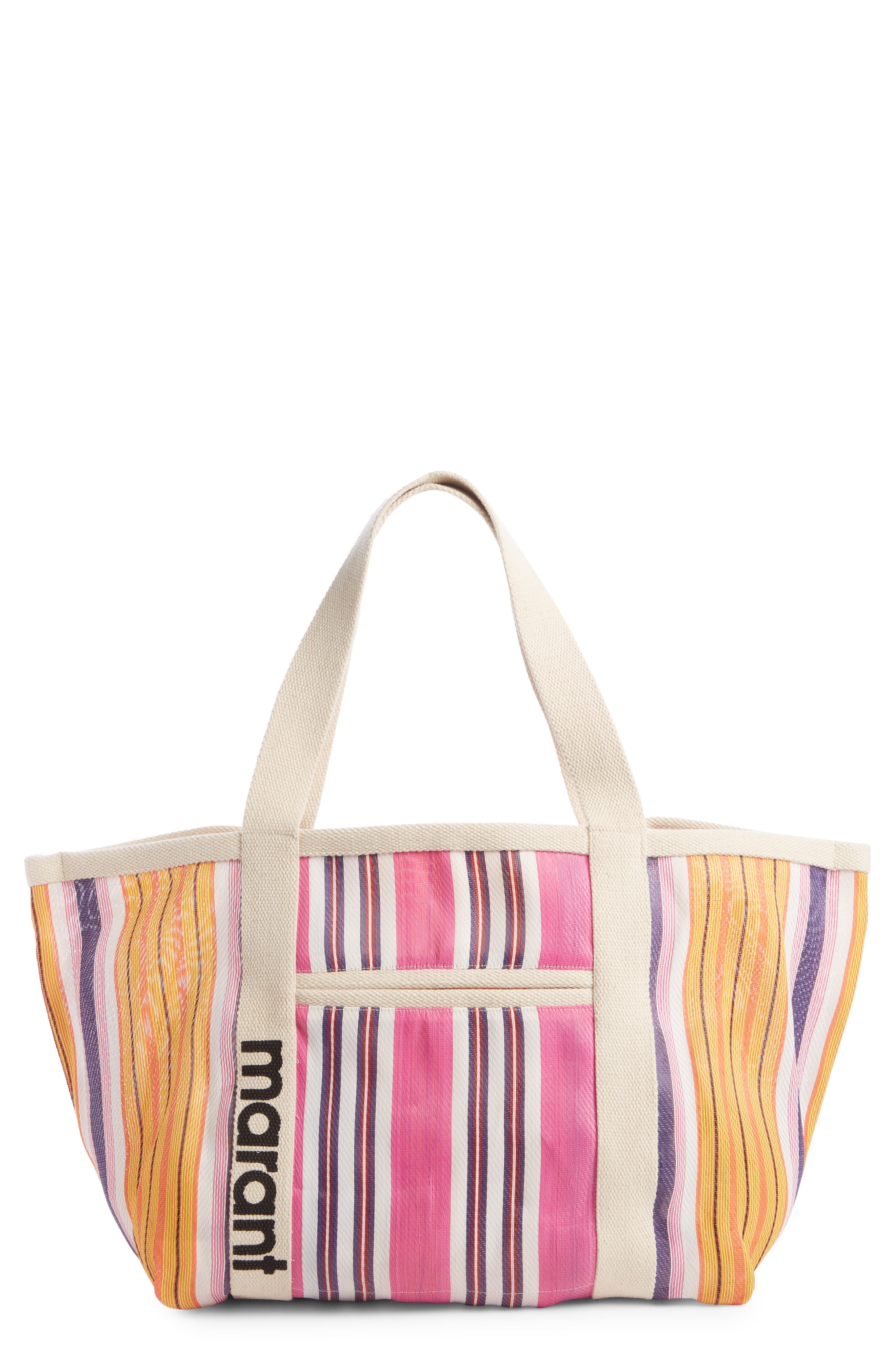 Isabel Marant Darwen Stripe Tote, Main, color, 