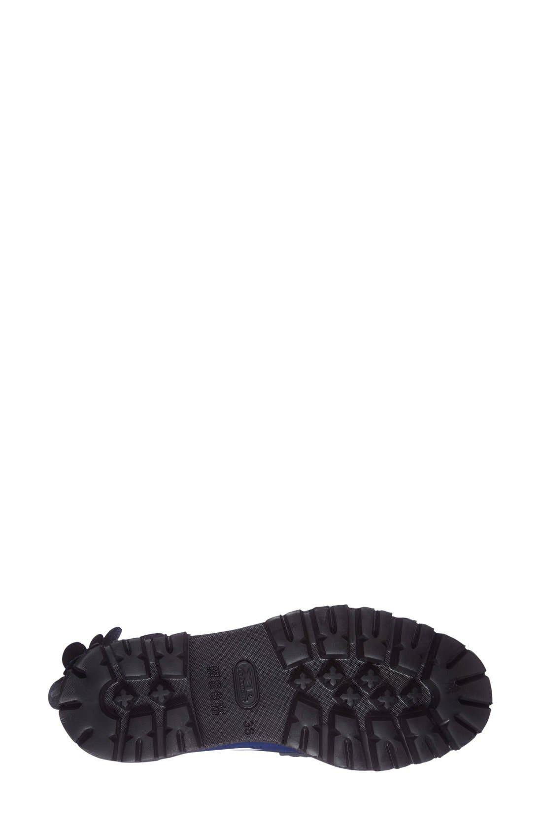 Flower Loafer, Alternate, color, BLUE PATENT