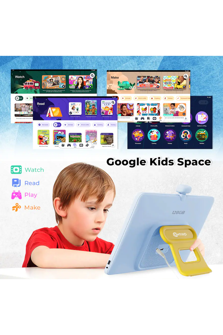 Educational Touchscreen Tablet, Alternate, color, 128GB Storage