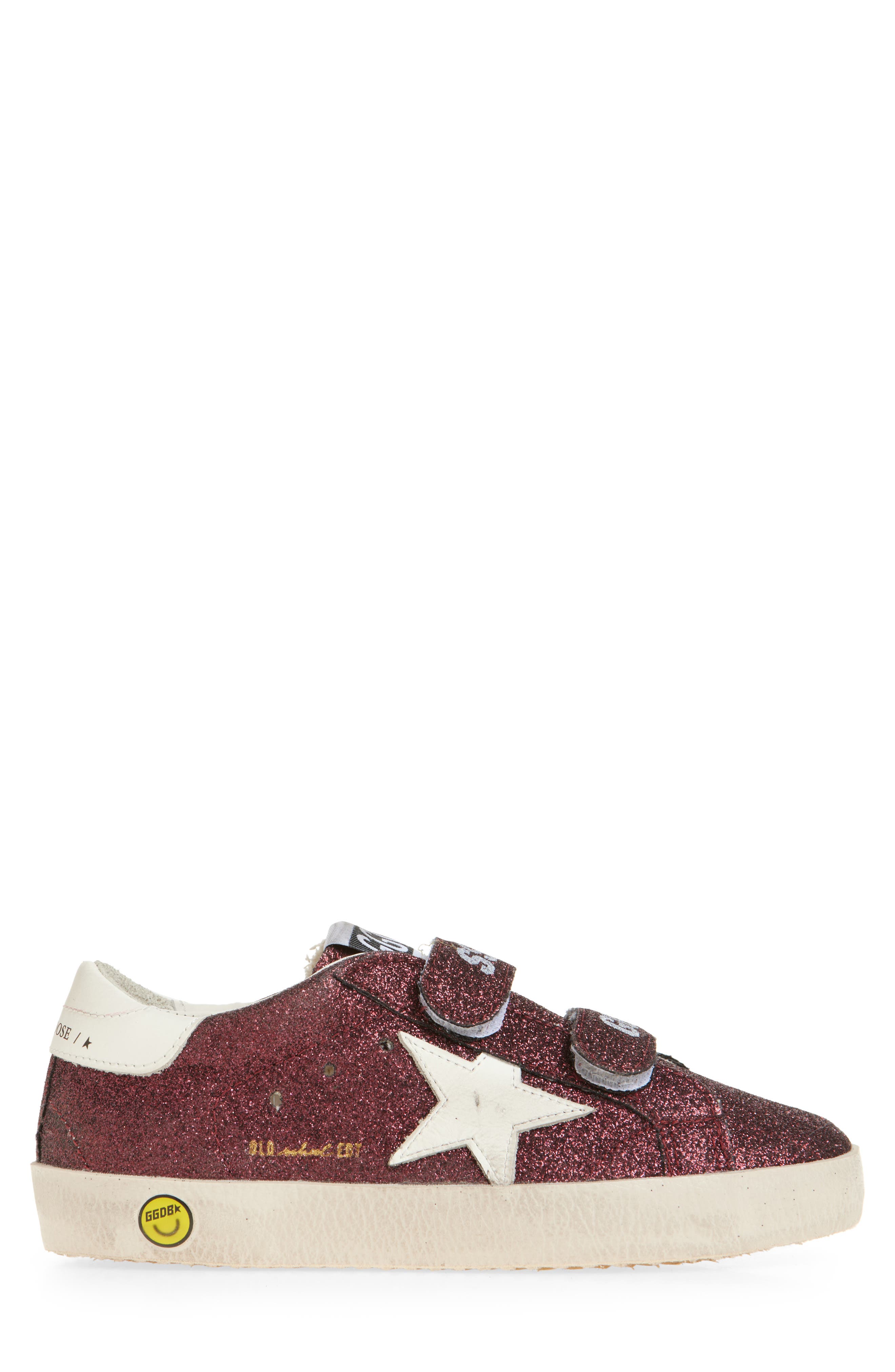 Golden Goose Kids' Old School Glitter Sneaker, Alternate, color, 