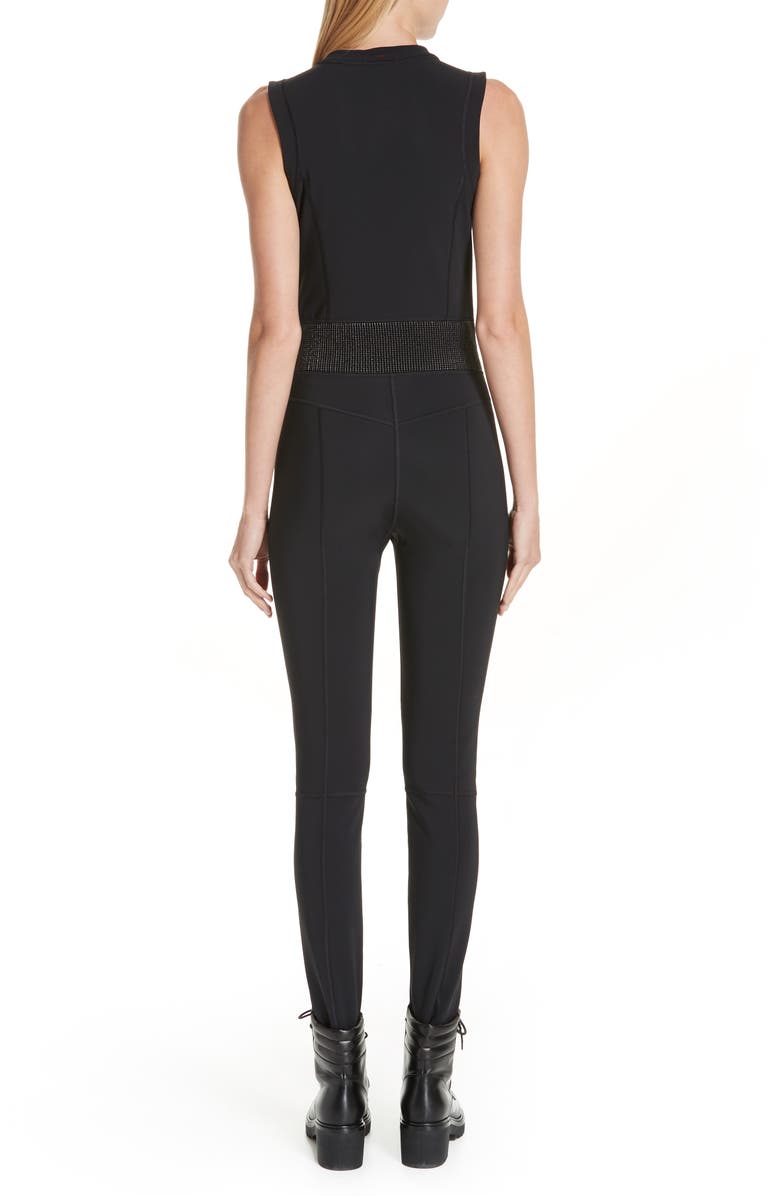 Moncler Tuta Belted Jumpsuit, Alternate, color,