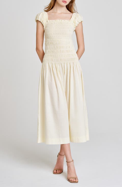Polka Dot A-Line Dress