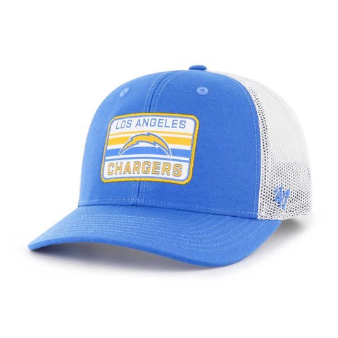 Men's '47 Powder Blue/White Los Angeles Chargers Drifter Adjustable Trucker Hat