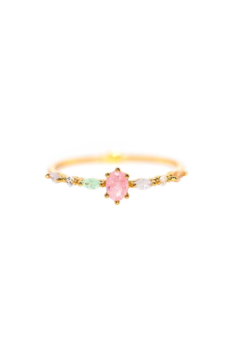 Pastel Sherbet Ring, Main, color, GOLD