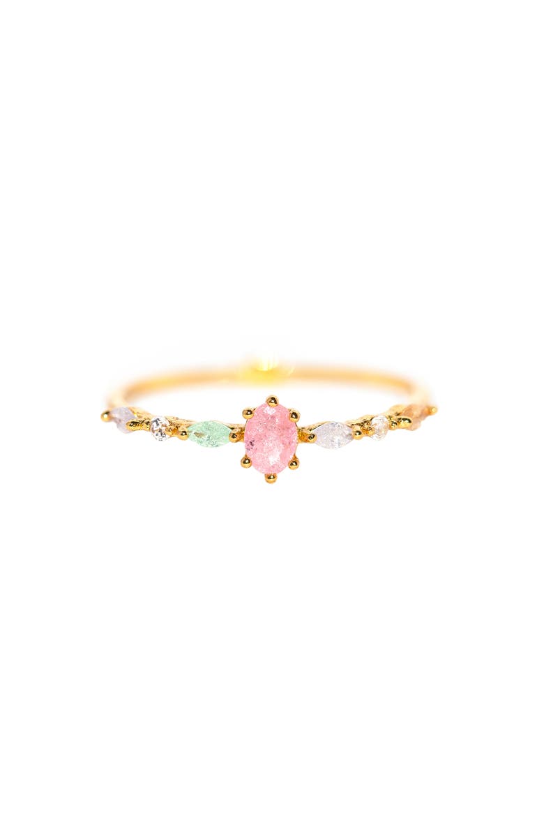 Girls Crew Pastel Sherbet Ring, Main, color, Gold