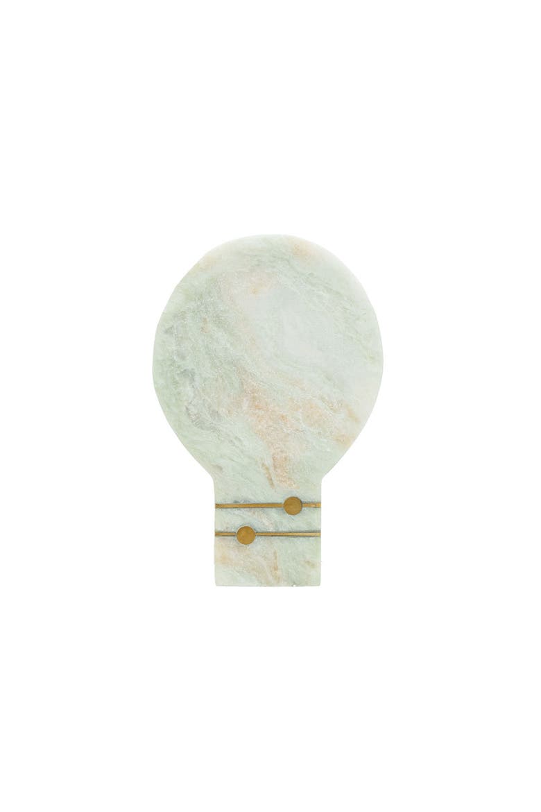 Elise Light Green Onyx Marble Spoon Rest, Main, color, Green